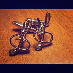 Treble Clef Cufflinks